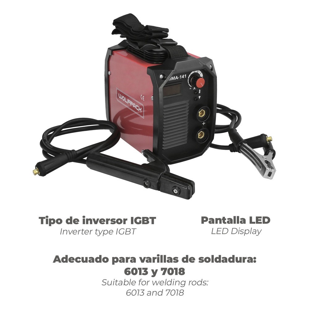 Soldadura Inverter Wolfpack 10-120 A al por Mayor | Almacén de Ferretería
