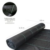 Malla Antihierbas (Rollo 2,1x100 Metros) Malla Anti Maleza, Malla Geotextil Jardin, Tela Anti Hierbas Jardin, al por Mayor | Alm