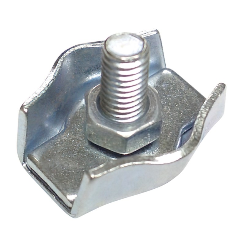 Sujetacables Plano Simple   4 mm, (Bolsa 200 Unidades)