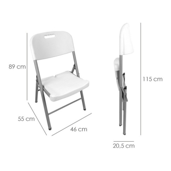 Silla Plegable Con Agarre 88x48x57cm al por Mayor | Almacén de Ferretería