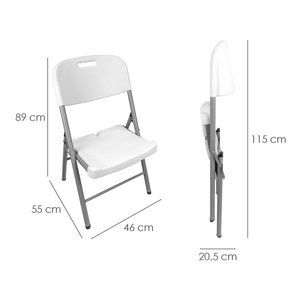 Silla Plegable Con Agarre 88x48x57cm al por Mayor | Almacén de Ferretería