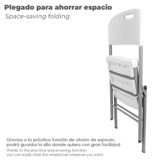 Silla Plegable Con Agarre 88x48x57cm al por Mayor | Almacén de Ferretería