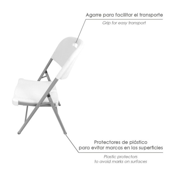 Silla Plegable Con Agarre 88x48x57cm al por Mayor | Almacén de Ferretería