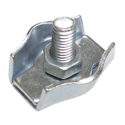 Sujetacables Plano Simple   6 mm, (Bolsa100 unidades)