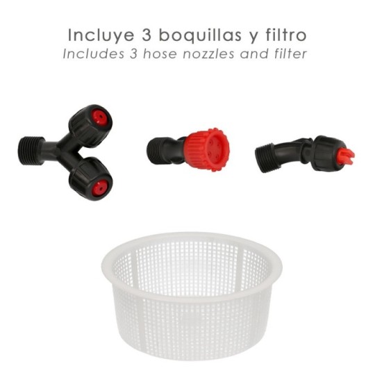 Sulfatadora Manual 16 Litros, Pulverizador Presion Previa, Mochila De Presion, Pulverizador Espalda, Mochila Pulverizador, al po