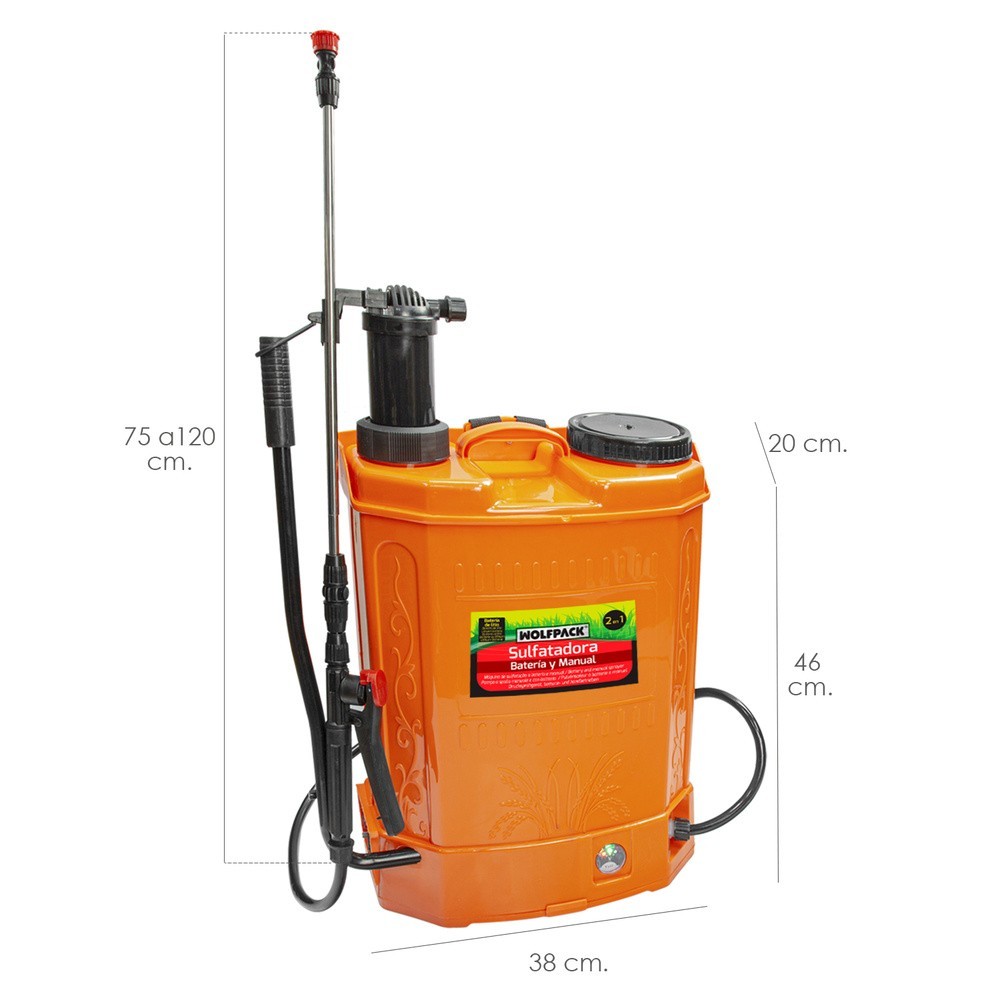 Sulfatadora Bateria / Manual 12v/8ah Litio al por Mayor | Almacén de Ferretería