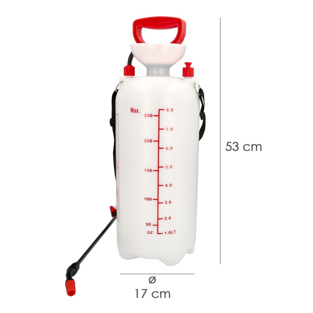 Sulfatadora Manual 8 Litros, Pulverizador Presion Previa, Mochila De Presion, Pulverizador Espalda, Mochila Pulverizador, al por