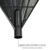 Rastrillo Plastico Triangular al por Mayor | Almacén de Ferretería