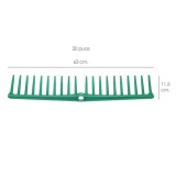 Rastrillo Polipropileno 20 Puas Profesional 63 cm, Rastrillo Jardin, Rastrillo Aceituna, Rastrillo Hojas, Cepillo Hojas Jardin, 