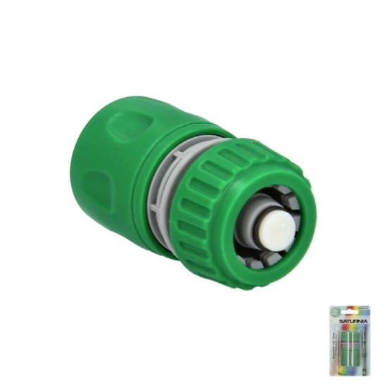 Conector Manguera Plastico 1/2 Con Stop  Blister al por Mayor | Almacén de Ferretería