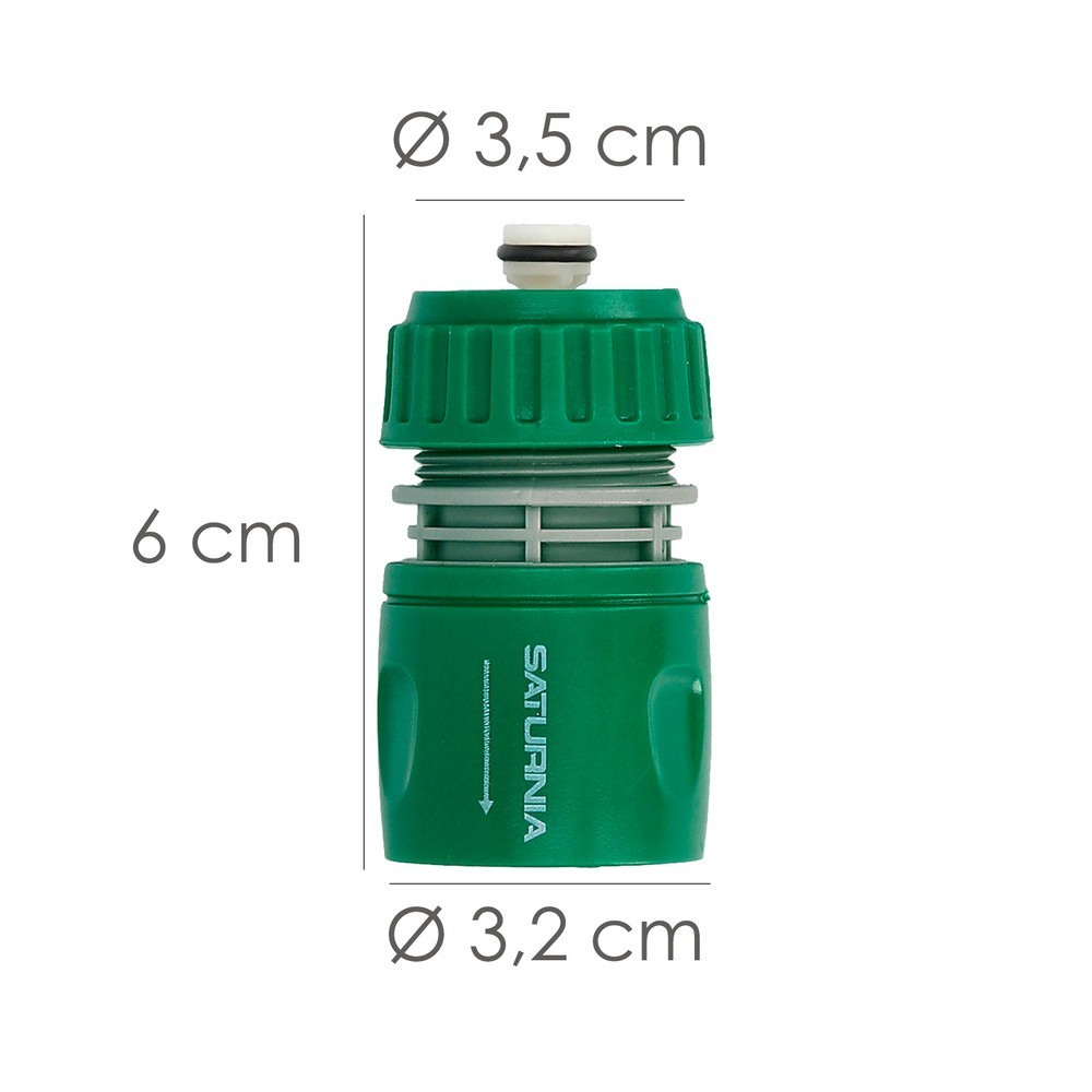 Conector Manguera Plastico 1/2 Con Stop  Blister al por Mayor | Almacén de Ferretería