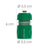 Conector Manguera Plastico 1/2 Con Stop  Blister al por Mayor | Almacén de Ferretería