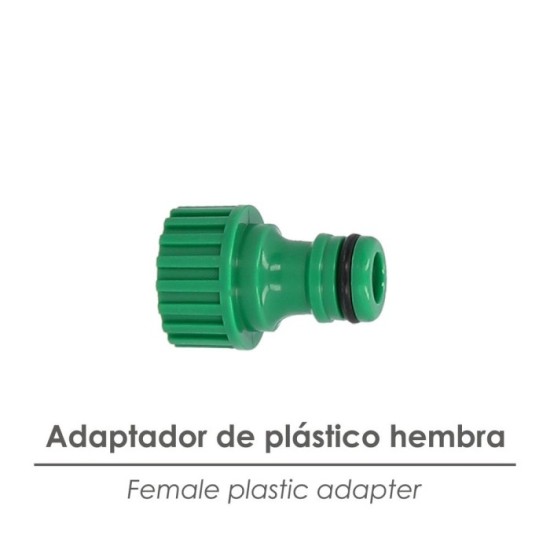 Adaptador Manguera Plastico 1/2 Hembra  Blister al por Mayor | Almacén de Ferretería