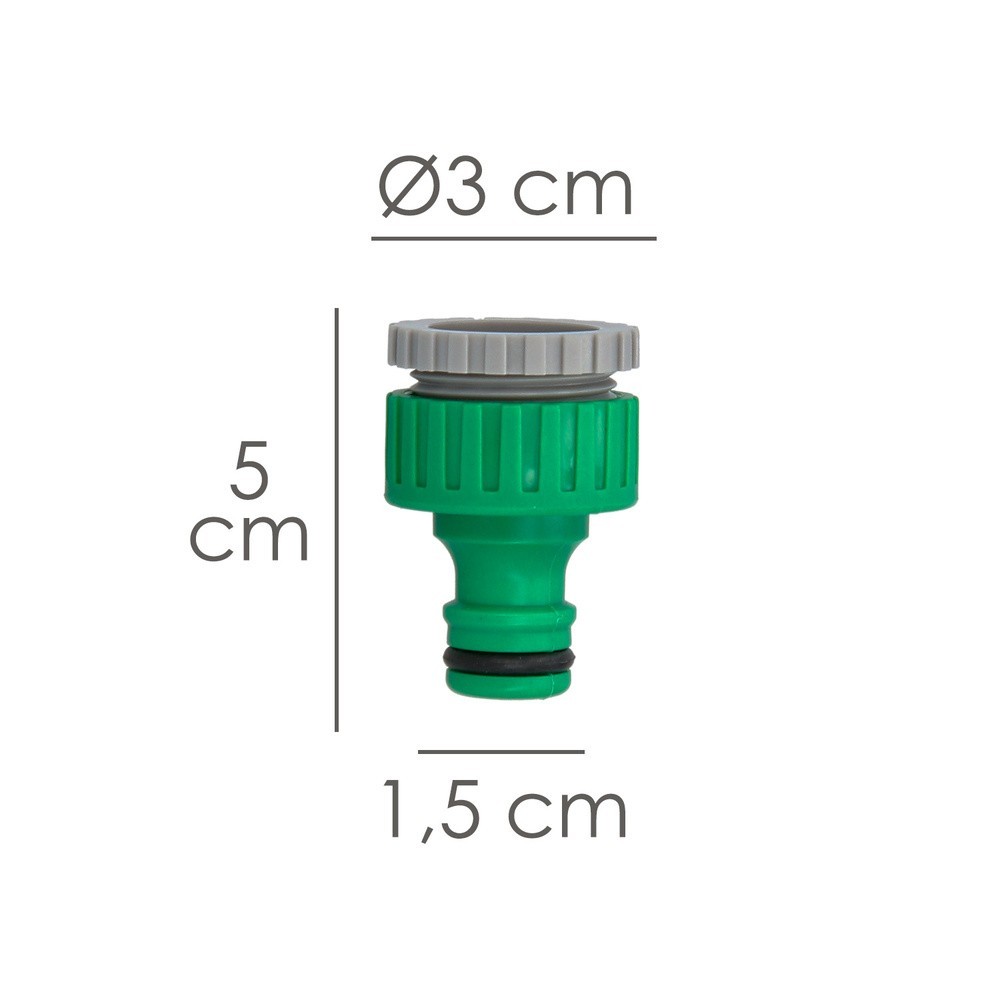 Adaptador Manguera Plastico 3/4 - 1/2" Hembra Granel al por Mayor | Almacén de Ferretería