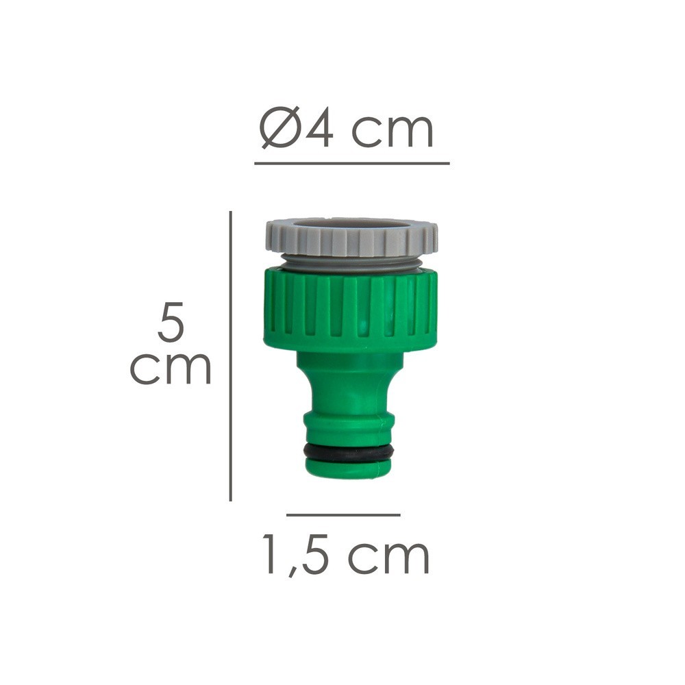 Adaptador Manguera Plastico 3/4-1/2" Hemba Blister al por Mayor | Almacén de Ferretería