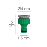 Adaptador Manguera Plastico 3/4-1/2" Hemba Blister al por Mayor | Almacén de Ferretería