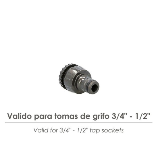 Adaptador Manguera Soft Touch 3/4" - 1/2" al por Mayor | Almacén de Ferretería