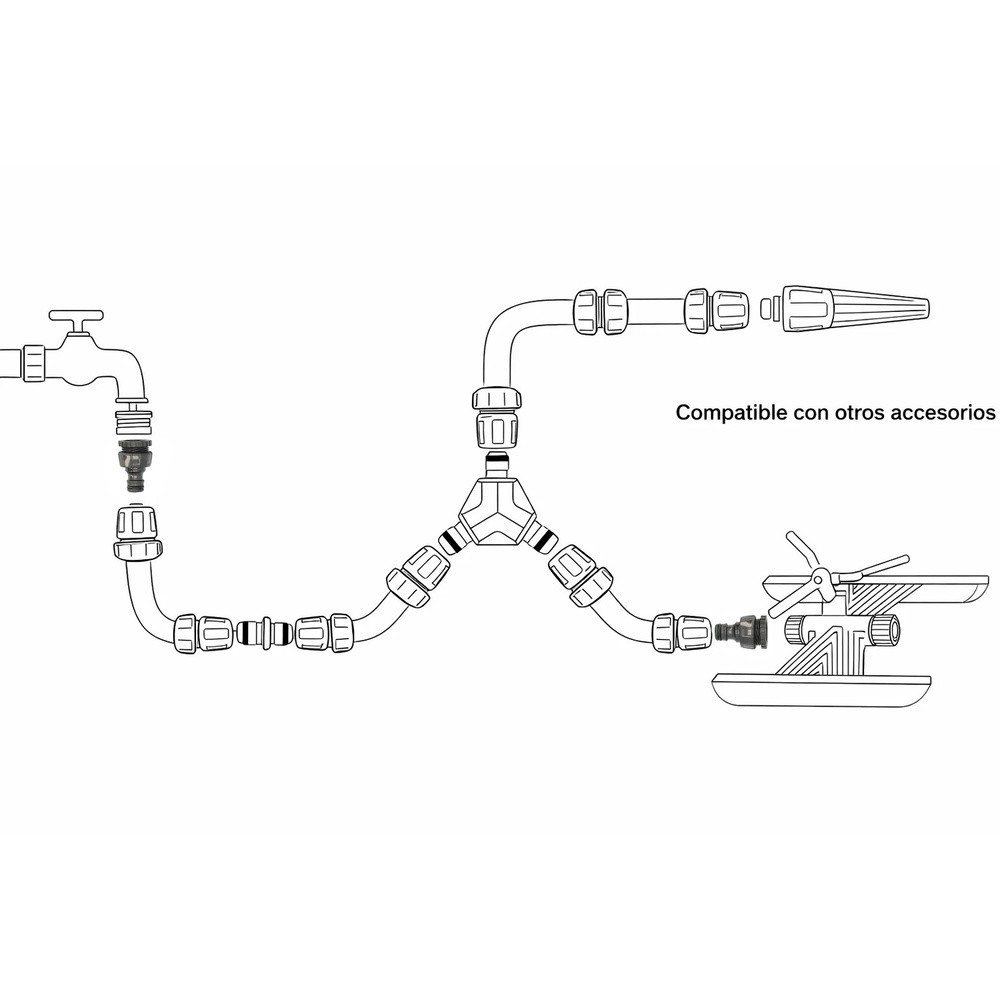 Adaptador Manguera Soft Touch 3/4" - 1/2" al por Mayor | Almacén de Ferretería