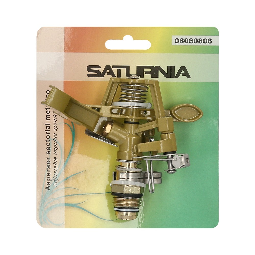 Aspersor Riego Regulable Metalico Sectorial Toma 1/2" Fabricado En Zinc, Riego De Jardines / Cesped al por Mayor | Almacén de Fe