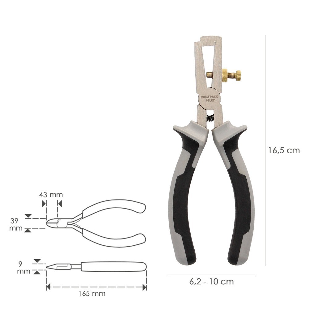 Pelacables 175 mm, acero Cromo Vanadio DIN-ISO 8979 Corta Cables, Pelador Cables, Cortador De Cables, al por Mayor | Almacén de 