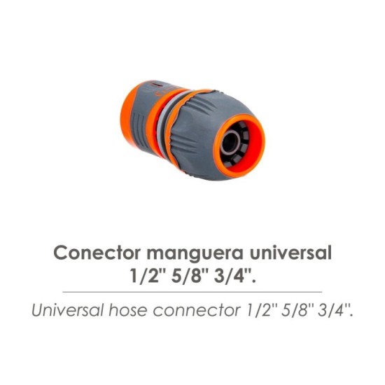 Conector Manguera Plastico Universal  1/2" 5/8" 3/4" al por Mayor | Almacén de Ferretería