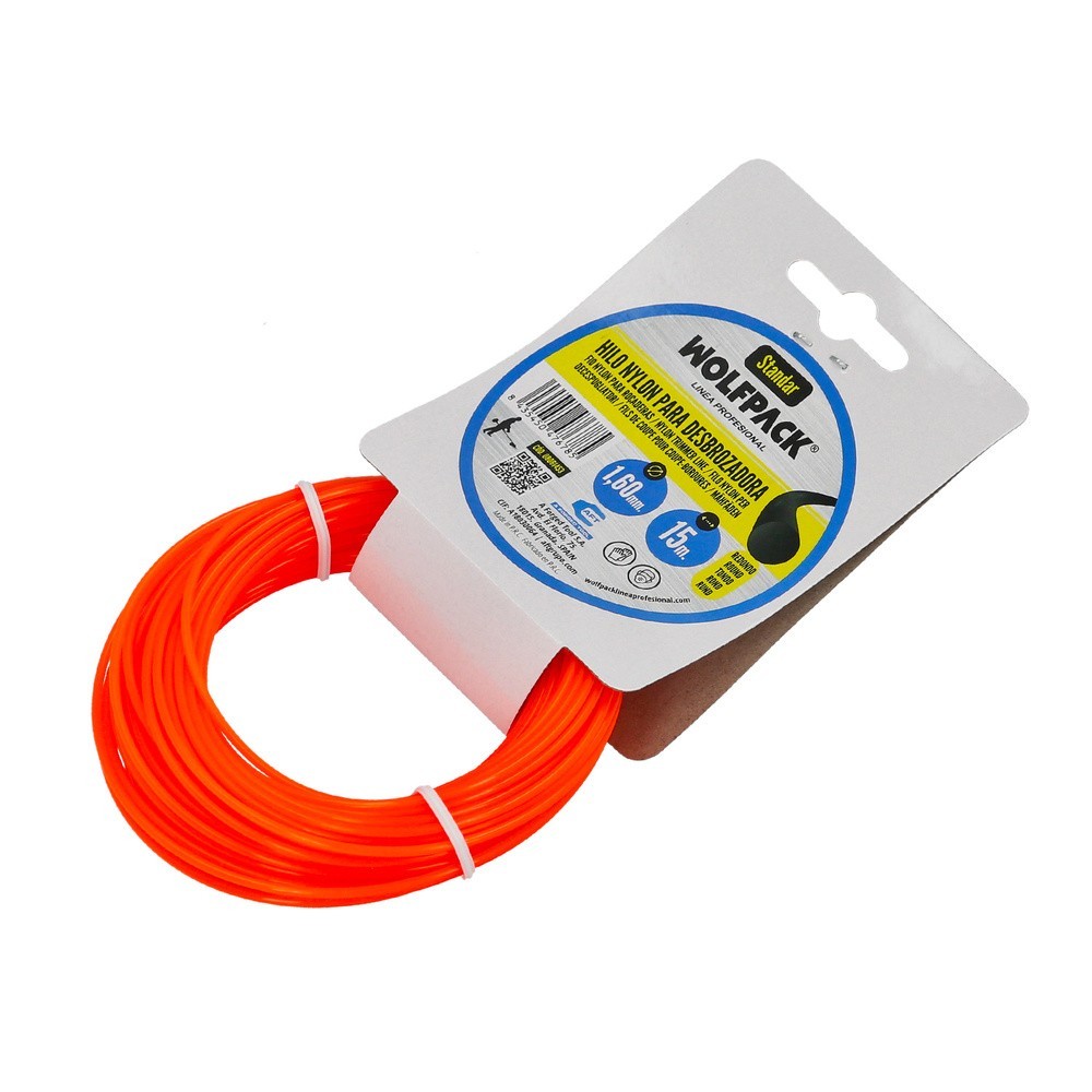 Hilo Nylon Redondo Ø 1,6 mm, (Rollo 15 metros) al por Mayor | Almacén de Ferretería