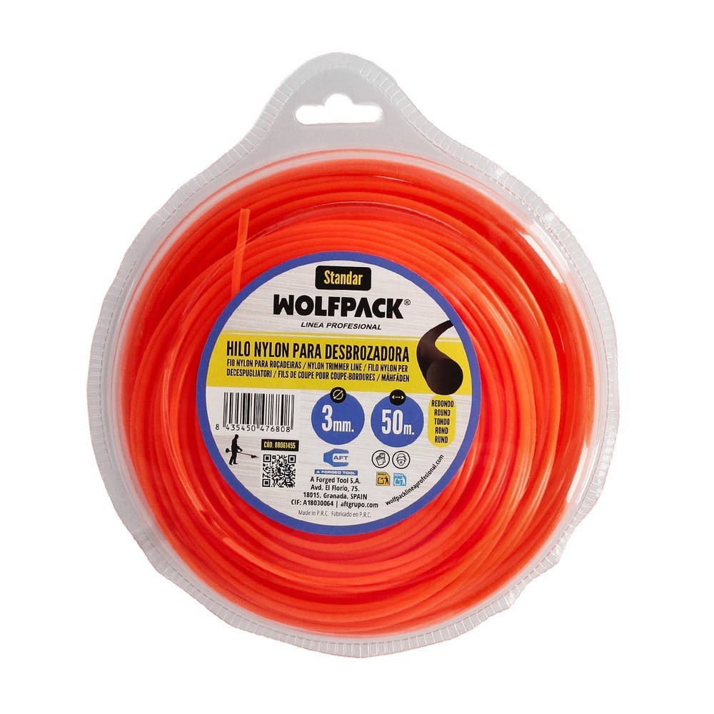 Hilo Nylon Redondo Ø 3,0 mm, (Dispensador 50 metros) al por Mayor | Almacén de Ferretería