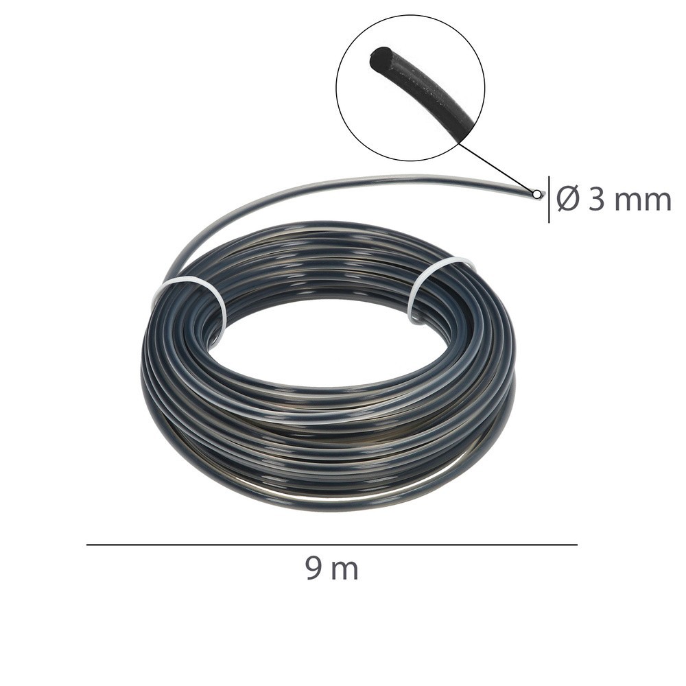 Hilo Nylon Redondo Profesional Ø 3,0 mm, (Rollo 9 metros) al por Mayor | Almacén de Ferretería