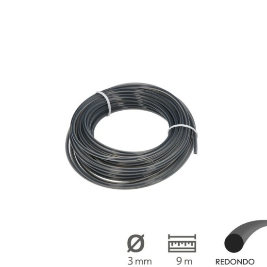 Hilo Nylon Redondo Profesional Ø 3,0 mm, (Rollo 9 metros) al por Mayor | Almacén de Ferretería