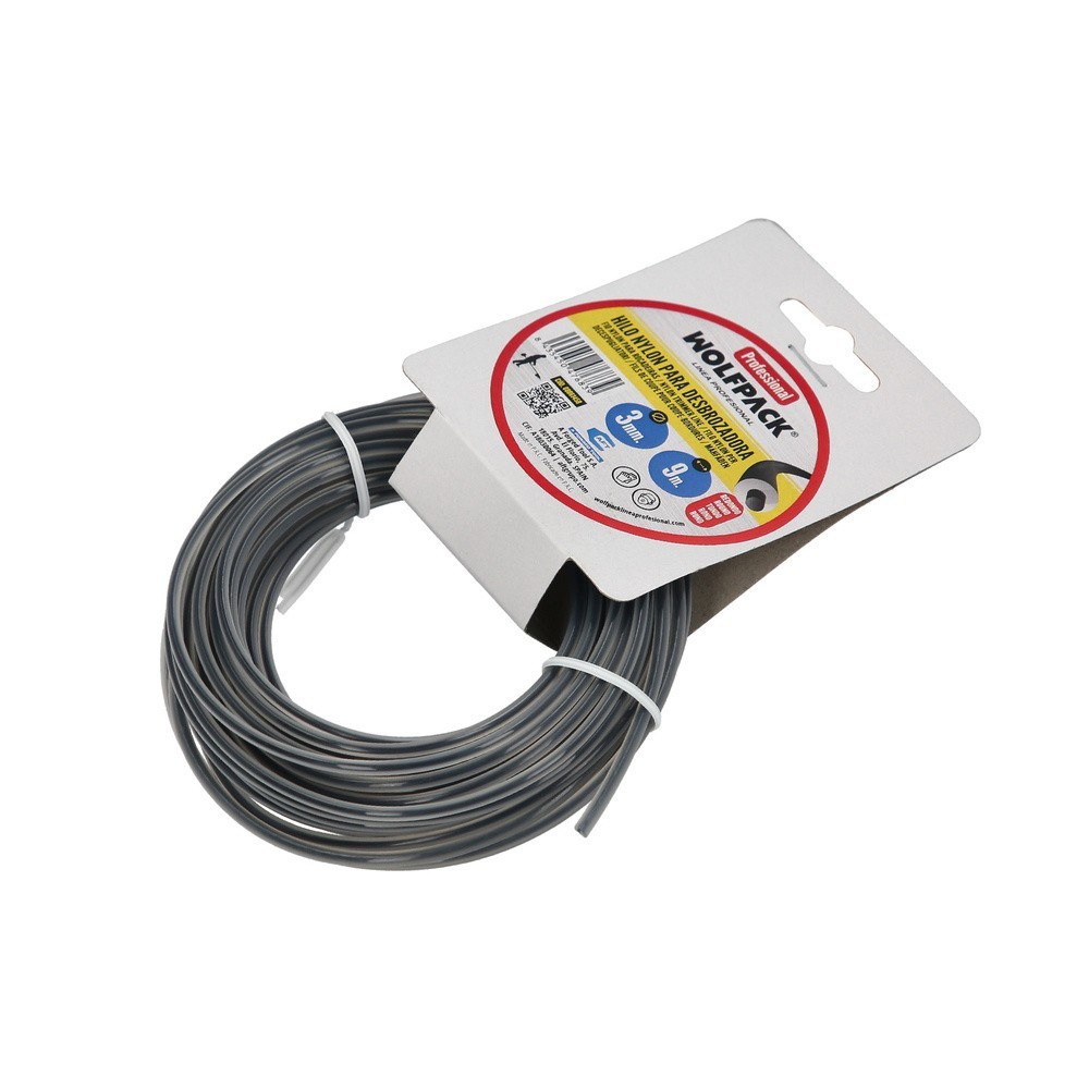 Hilo Nylon Redondo Profesional Ø 3,0 mm, (Rollo 9 metros) al por Mayor | Almacén de Ferretería