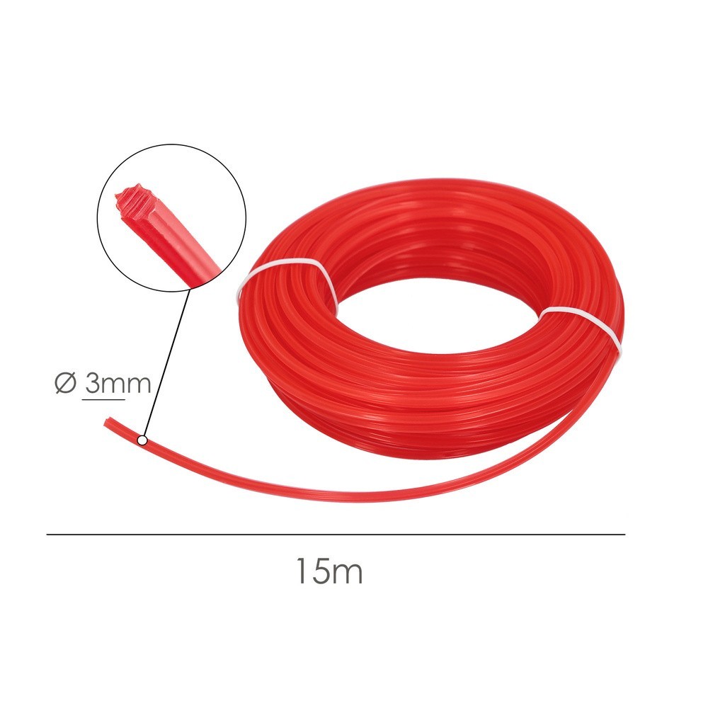 Hilo Nylon Estrella Ø 3,0 mm, (Rollo 15 metros) al por Mayor | Almacén de Ferretería