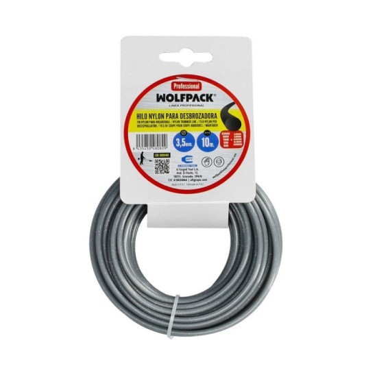 Hilo Nylon/Aluminio Redondo Profesional Ø 3,5 mm, (Rollo 10 metros) al por Mayor | Almacén de Ferretería