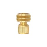 Conector Manguera Con Función STOP Fabricado en Laton  3/4" Hembra, Adaptador Grifo, Conector Grifo A Conector Rapido al por May