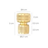 Conector Manguera Laton  3/4" Hembra, Adaptador Grifo, Conector Grifo A Conector Rapido al por Mayor | Almacén de Ferretería