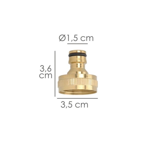 Adaptador Manguera Laton 1" hembra al por Mayor | Almacén de Ferretería