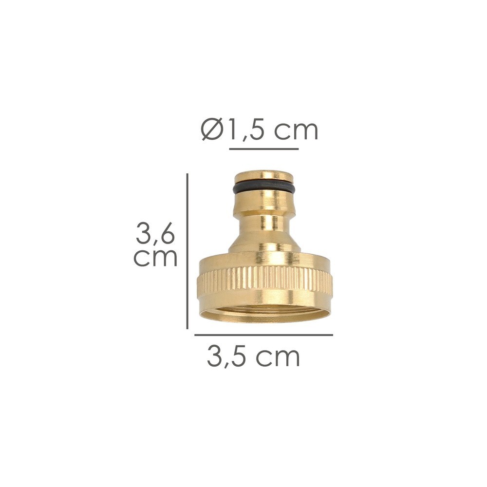 Adaptador Manguera Laton 1" hembra al por Mayor | Almacén de Ferretería