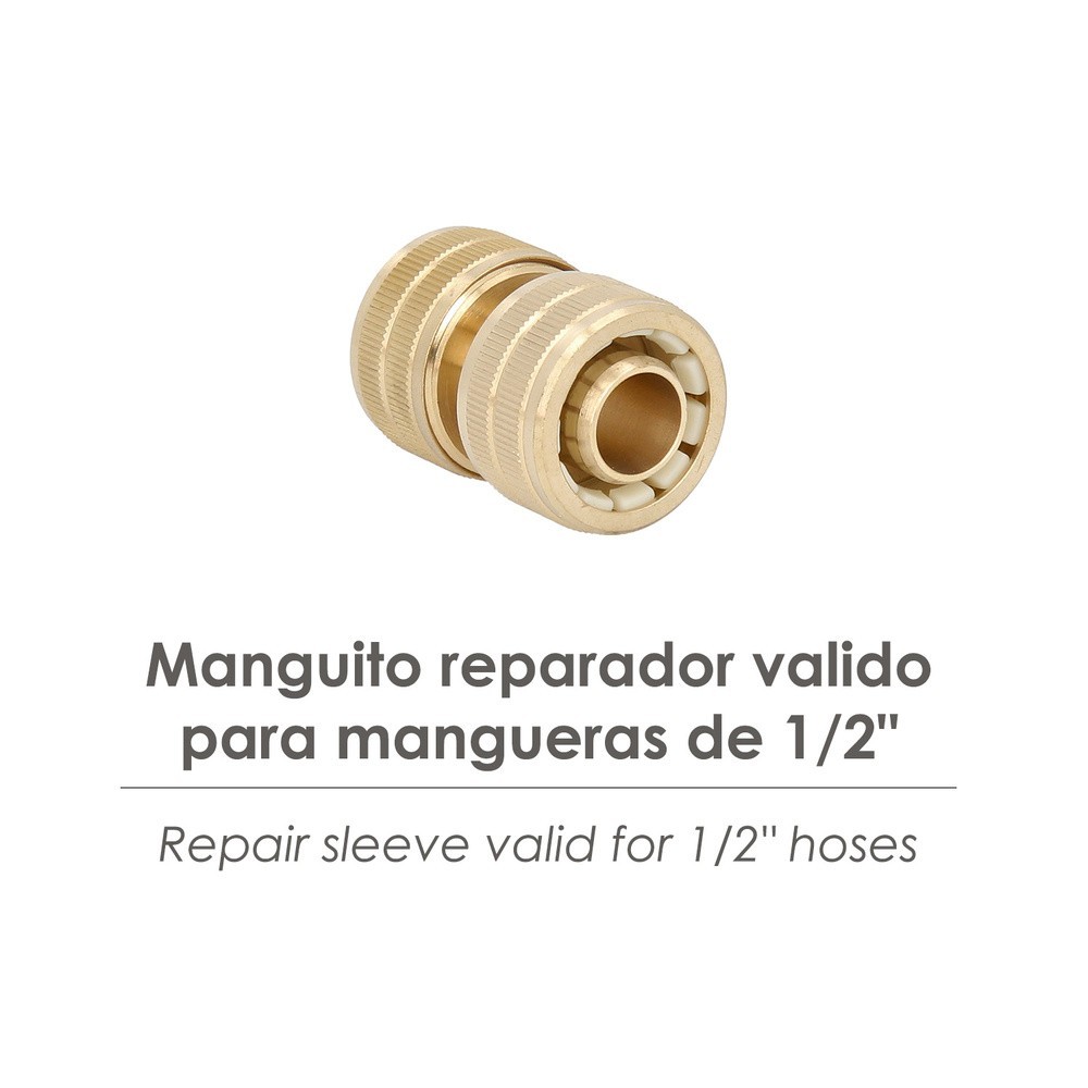 Reparador Laton Para Mangueras 3/4", Blister 1 pieza al por Mayor | Almacén de Ferretería
