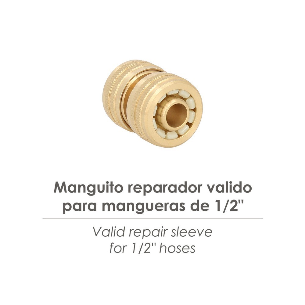 Reparador Laton Para Mangueras 1/2", Blister 1 pieza al por Mayor | Almacén de Ferretería