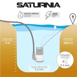 Bomba Aguas Limpias Sumergible 450W, 8,000 lts/hora, Profundidad 5 Mts, Elevación 5,5 mts, al por Mayor | Almacén de Ferretería