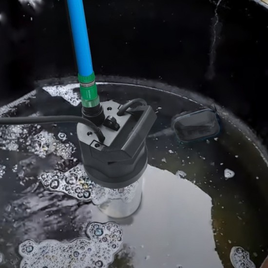 Bomba Aguas Limpias Sumergible Multietapa 1000 W, 5,200 lts/hora, Profundidad 7 Mts, Elevación 35 mts, Presion Max: 3,5 Bares al