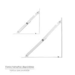 Palomilla Wolfpack Abatible Blanca 200 mm,