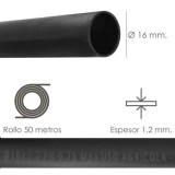 Tuberia De Riego Por Goteo Ø 16 mm, Espesor Tubo 1,2 mm, Uso Agricola 50 Metros al por Mayor | Almacén de Ferretería