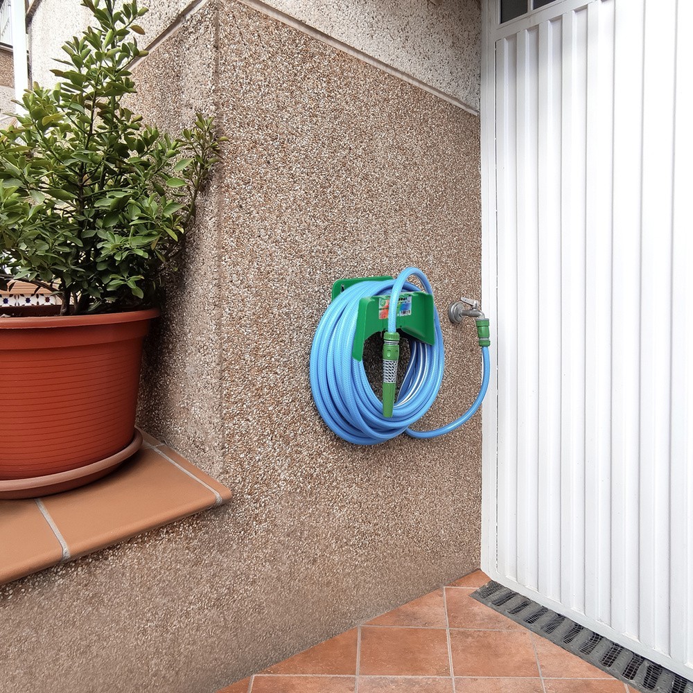 Manguera Tricotada No Torsion Blue Ø 15 mm, Rollo 50 metros, Manguera Anti Torsion, Manguera Sin Dobleces, Manguera Sin Nudos al