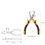 Alicates Pelacables 150 mm, Acero DIN 5745 Pelacables, Corta Cables, Pelador Cables, al por Mayor | Almacén de Ferretería