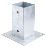 Soporte Anclaje Galvanizado Pérgola 71x71mm al por Mayor | Almacén de Ferretería