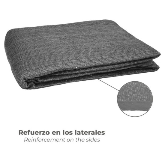 Toldo Vela Sombra Jardin Triangular Gris 5,0 x 5,0 metros, al por Mayor | Almacén de Ferretería