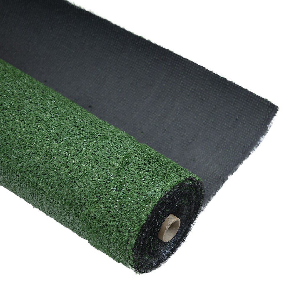 Cesped Artificial 7 mm, Rollo 1x10 mt, Césped Moqueta Para Interior y Exterior, Jardín, Terraza, Balcón, Uso Domestico al por Ma