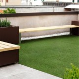 Cesped Artificial 7 mm, Rollo 1x25 mt, Césped Moqueta Para Interior y Exterior, Jardín, Terraza, Balcón, Uso Domestico al por Ma