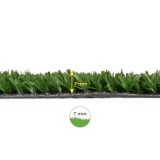 Cesped Artificial 7 mm, Rollo 1x5 metros, Césped Moqueta Para Interior y Exterior, Jardín, Terraza, Balcón, Uso Domestico al por