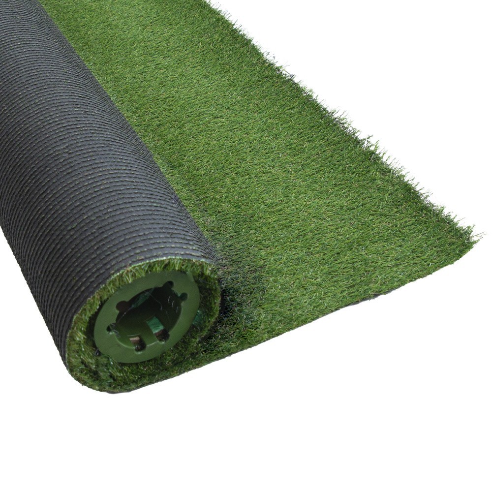 Cesped Artificial 12 mm, Rollo 1x10 metros, Césped Moqueta Para Interior y Exterior, Jardín, Terraza, Balcón, Uso Domestico al p